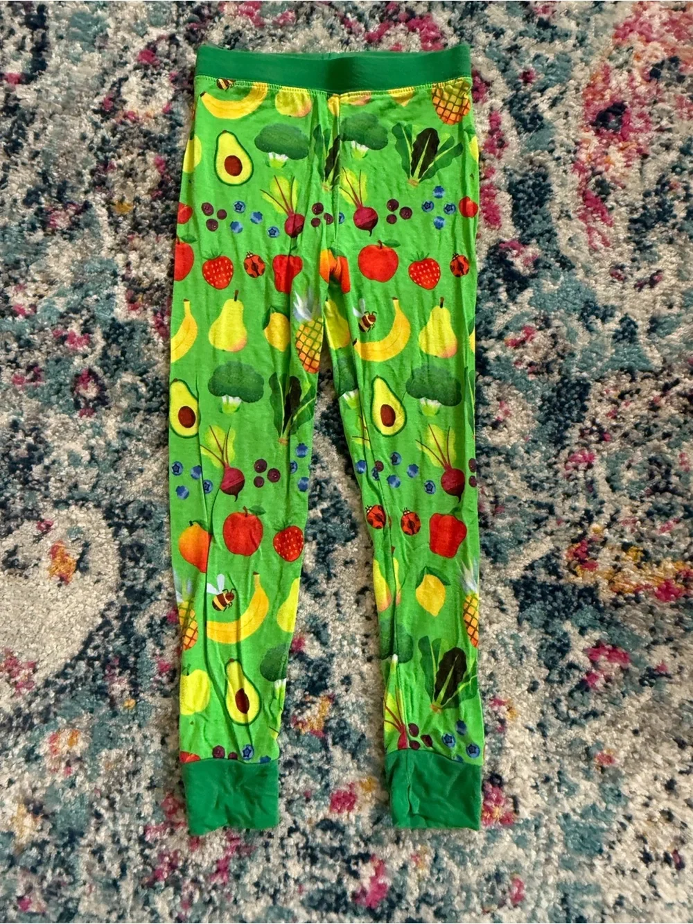 Little Sleepies Once Upon a Farm Fruits and Vegetables Print Pajamas